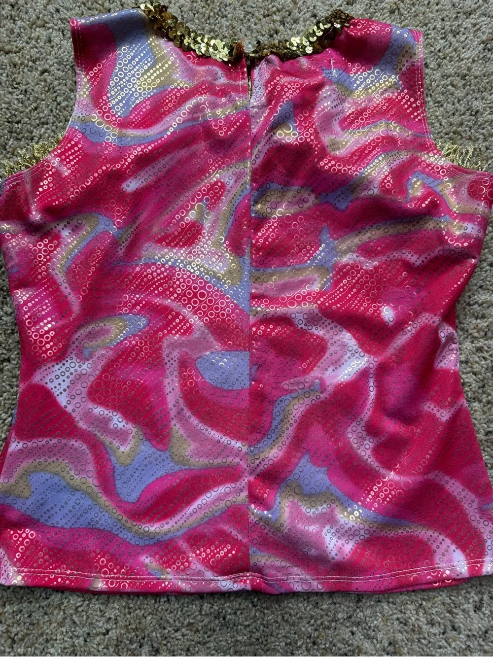 Chasing Fireflies Girls Size 14 Disco Costume Set Bell Bottoms matching Headband